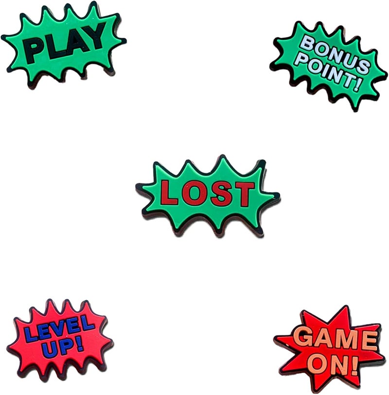 BULKITEM 25 Pcs Gamer, Summer, Nurse, Pink, Hunting, Black,USA american flag crocs,Shoe Charms, Cute Shoe Accessories Gifts Charms for Teens Kids Adults - Image 3